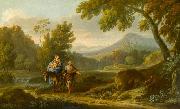 Peter van Bloemen The Rest on the Flight to Egypt oil painting picture wholesale